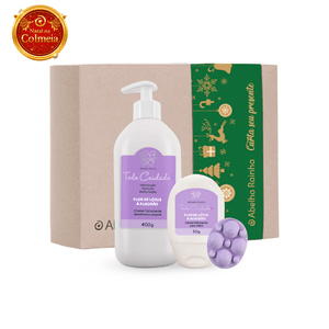 Kit Flor de Lótus e Algodão com Caixa Presenteável